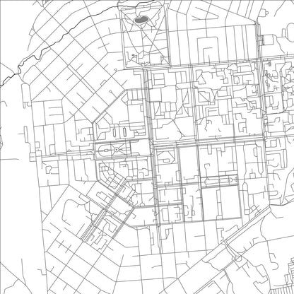 ROAD MAP OF SIBAY, RUSSIA BY MAPBAKES