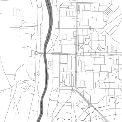 ROAD MAP OF SLANTSY, RUSSIA BY MAPBAKES