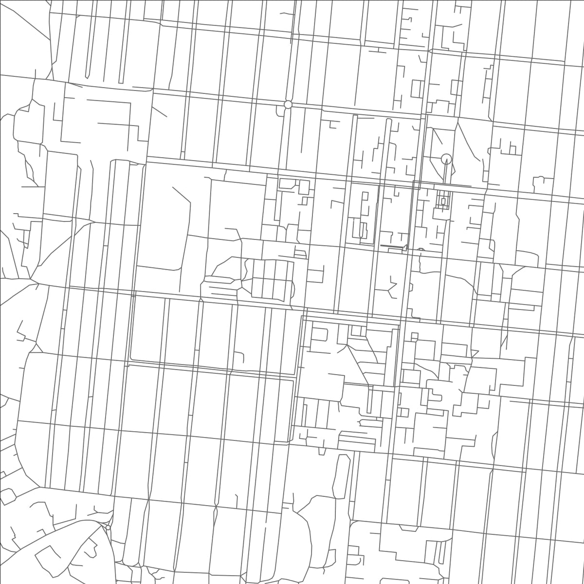 ROAD MAP OF SLAVGOROD, RUSSIA BY MAPBAKES