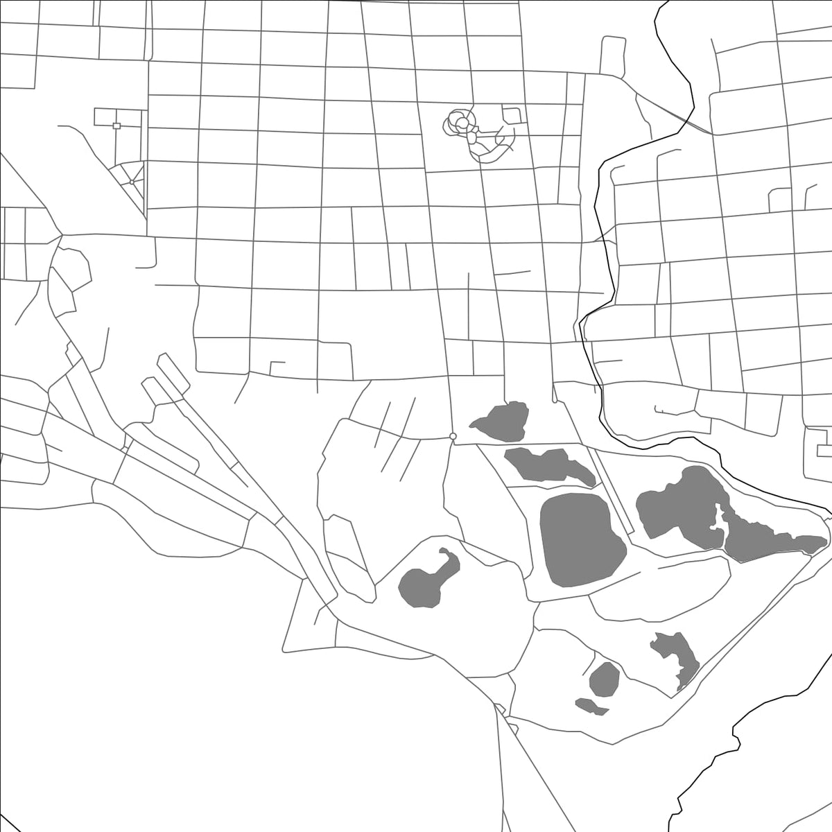 ROAD MAP OF SOL ILETSK, RUSSIA BY MAPBAKES