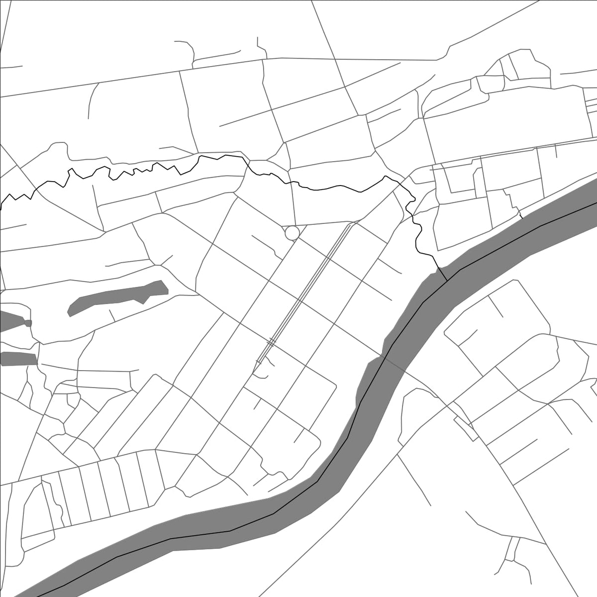 ROAD MAP OF SOLTSY, RUSSIA BY MAPBAKES