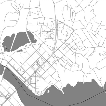 ROAD MAP OF SORTAVALA, RUSSIA BY MAPBAKES