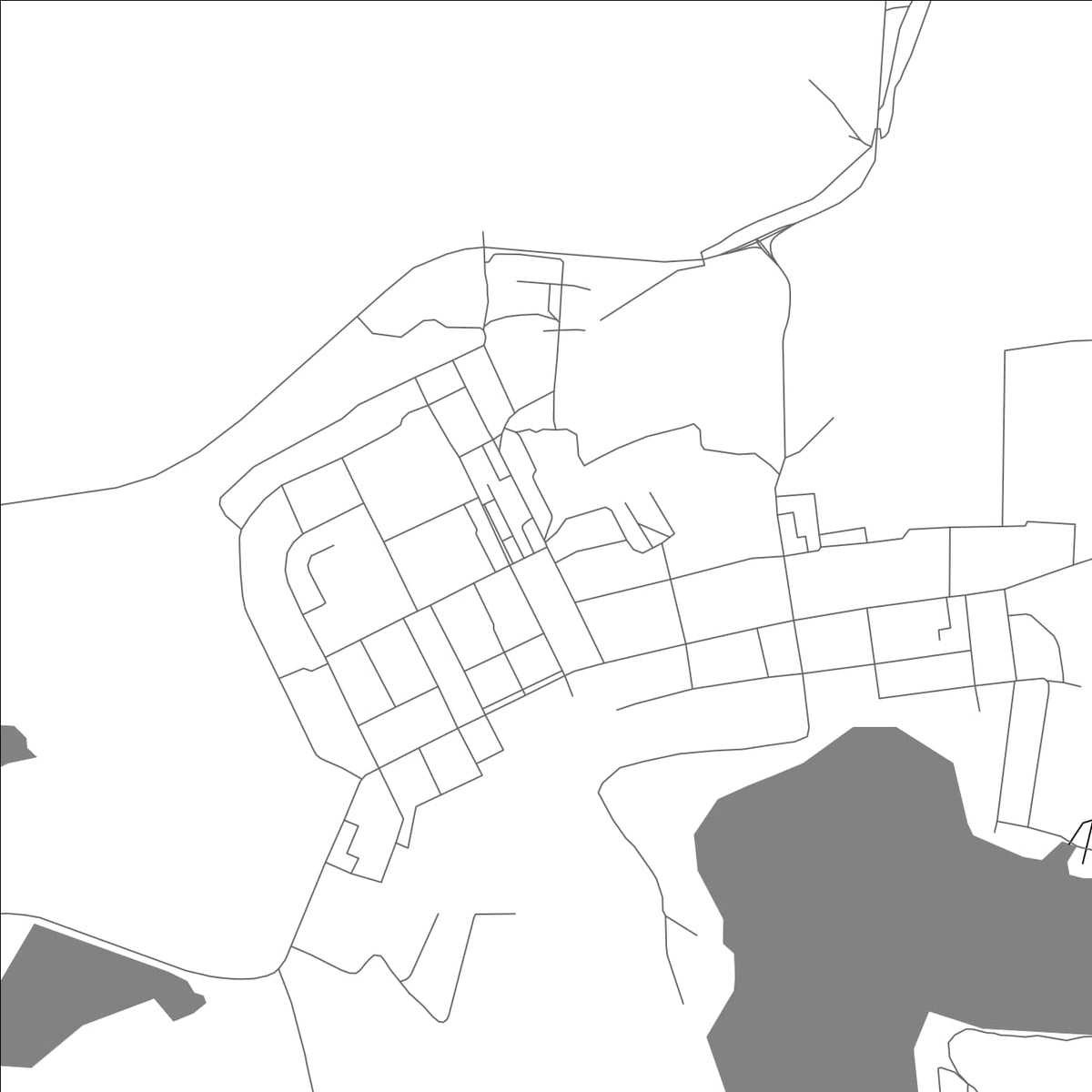 ROAD MAP OF SOVETSK1, RUSSIA BY MAPBAKES