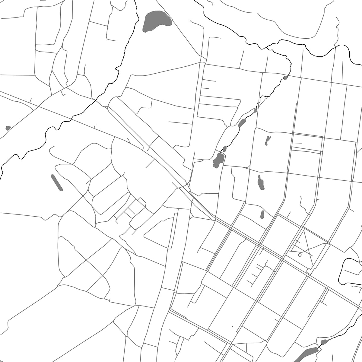 ROAD MAP OF SPASSK, RUSSIA BY MAPBAKES