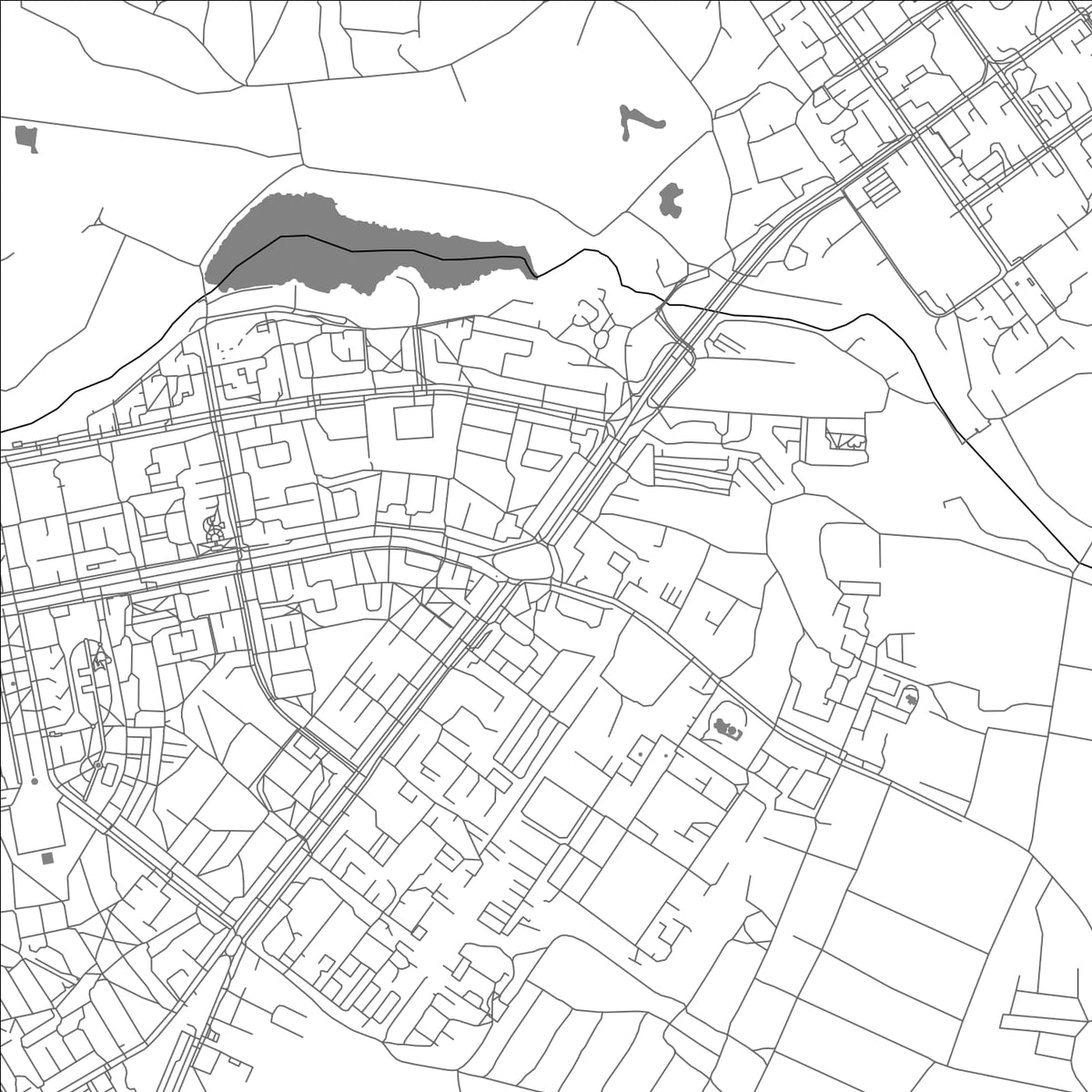 ROAD MAP OF STARY OSKOL, RUSSIA BY MAPBAKES