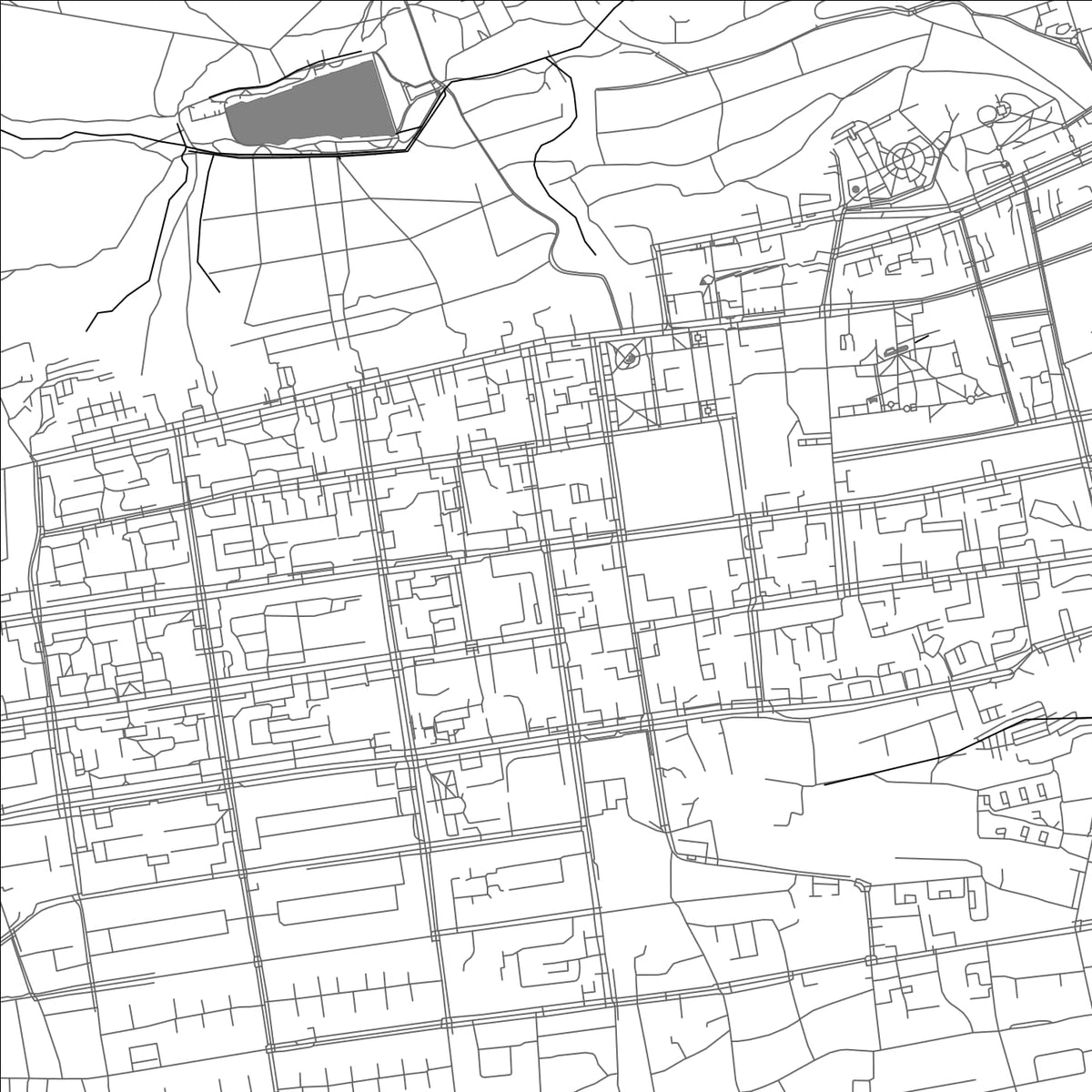 ROAD MAP OF STAVROPOL, RUSSIA BY MAPBAKES