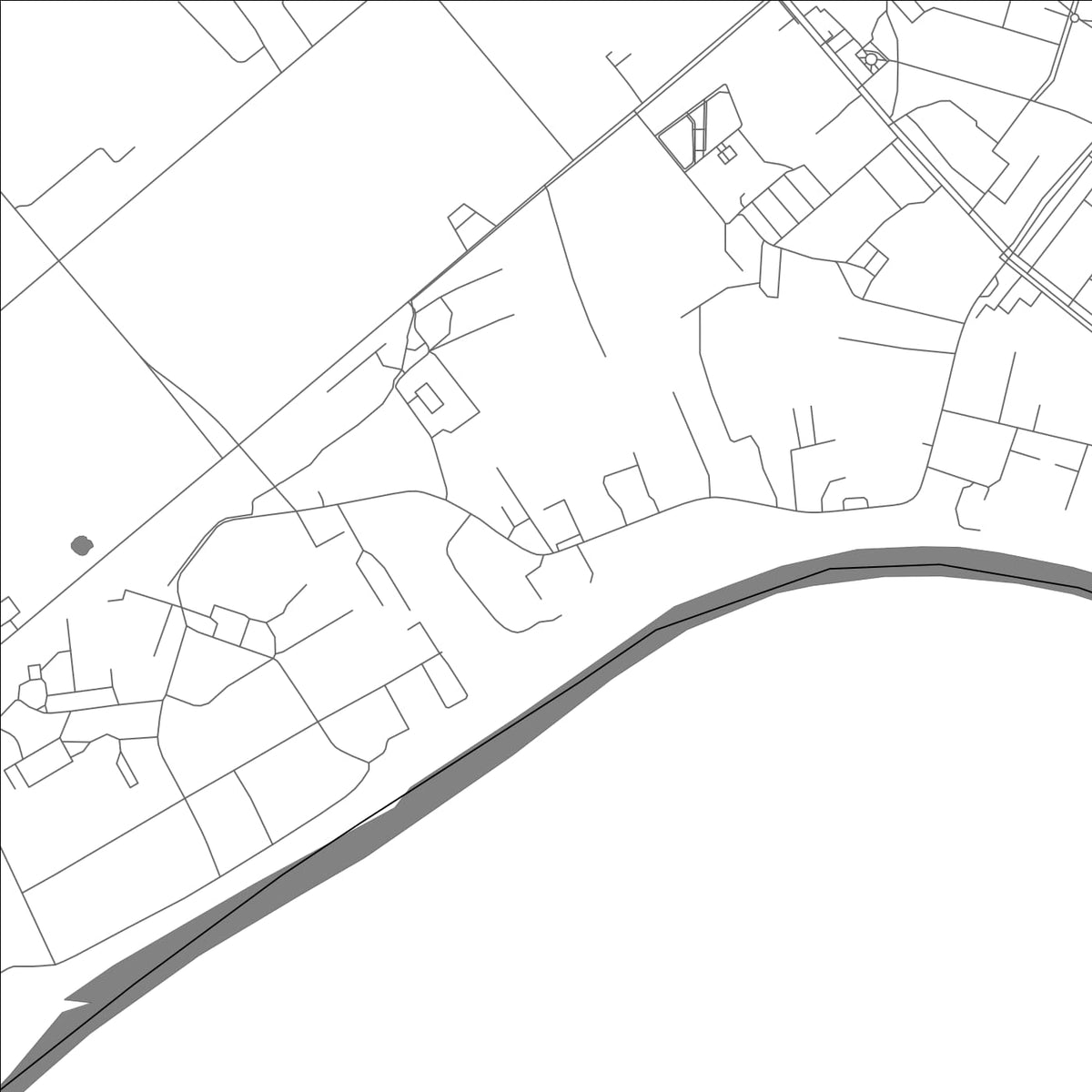 ROAD MAP OF STREZHEVOY, RUSSIA BY MAPBAKES