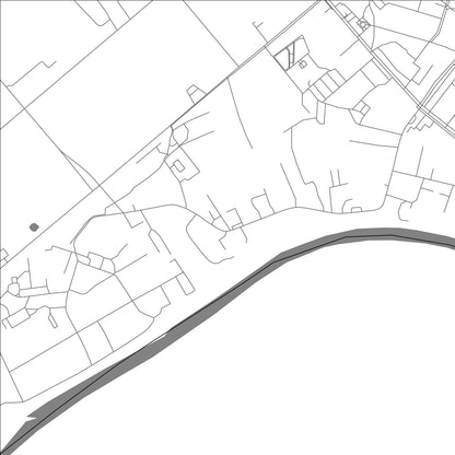 ROAD MAP OF STREZHEVOY, RUSSIA BY MAPBAKES