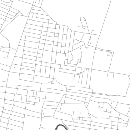 ROAD MAP OF SUROVIKINO, RUSSIA BY MAPBAKES