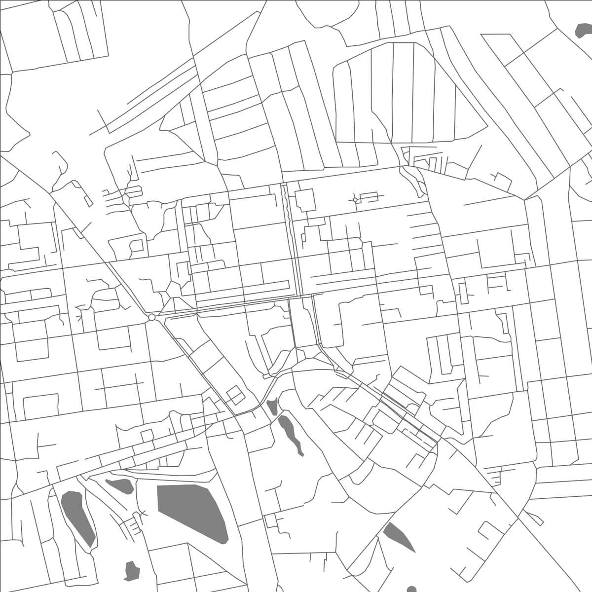 ROAD MAP OF SUVOROV, RUSSIA BY MAPBAKES