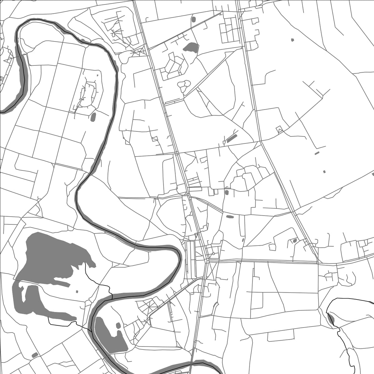 ROAD MAP OF SUZDAL, RUSSIA BY MAPBAKES