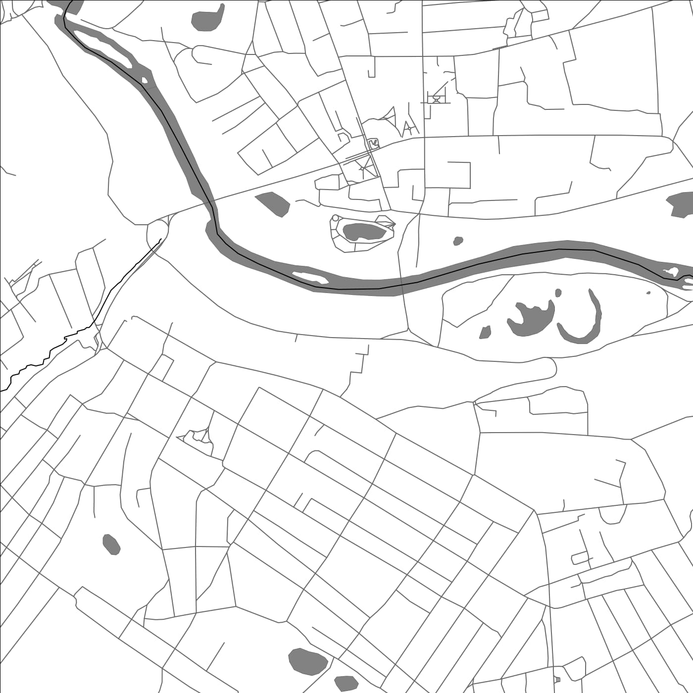 ROAD MAP OF TOGUCHIN, RUSSIA BY MAPBAKES