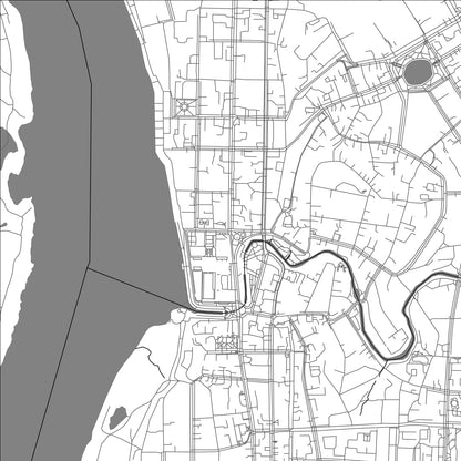 ROAD MAP OF TOMSK, RUSSIA BY MAPBAKES