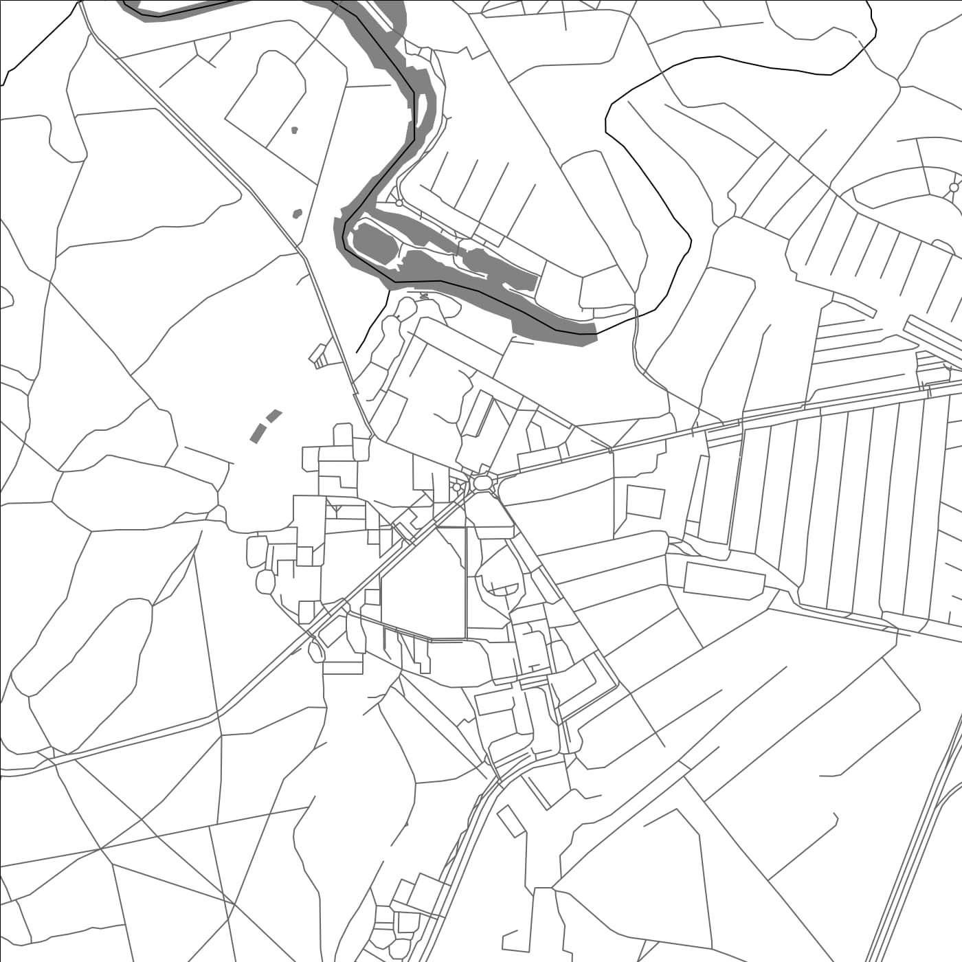 ROAD MAP OF TROITSK, RUSSIA BY MAPBAKES