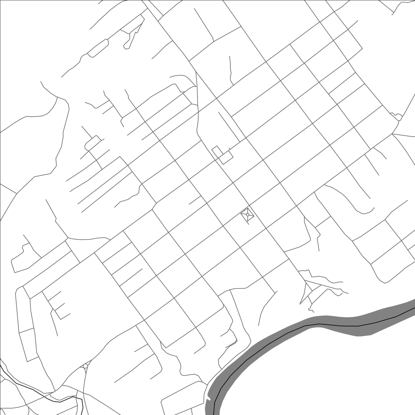 ROAD MAP OF TRUBCHEVSK, RUSSIA BY MAPBAKES