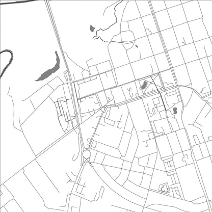 ROAD MAP OF TSIVILSK, RUSSIA BY MAPBAKES