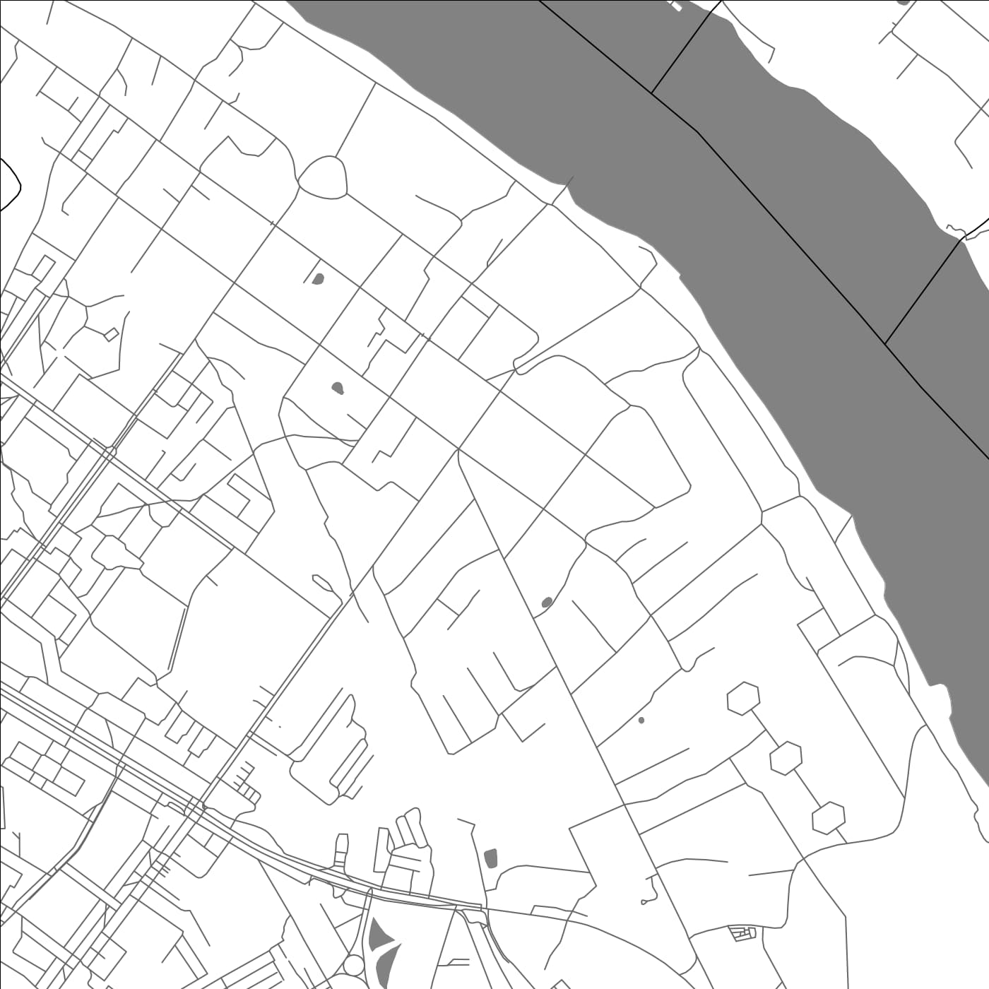 ROAD MAP OF TUTAYEV, RUSSIA BY MAPBAKES