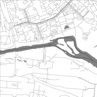 ROAD MAP OF TYNDA, RUSSIA BY MAPBAKES