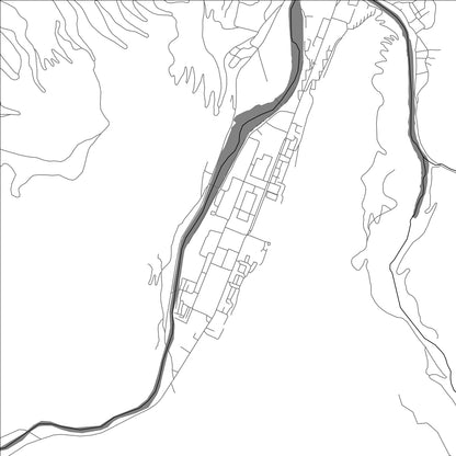 ROAD MAP OF TYRNYAUZ, RUSSIA BY MAPBAKES