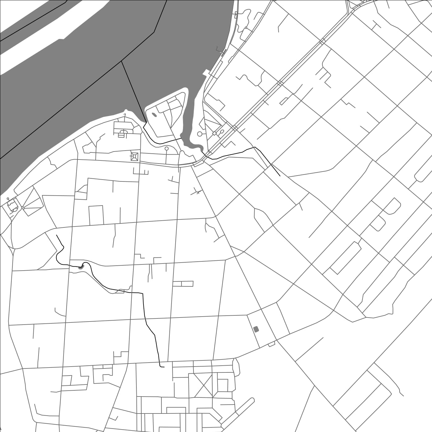 ROAD MAP OF UGLICH, RUSSIA BY MAPBAKES