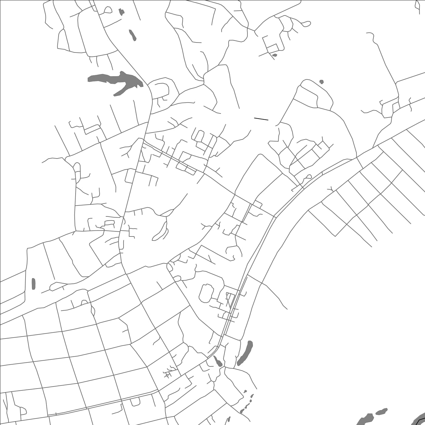 ROAD MAP OF UREN, RUSSIA BY MAPBAKES