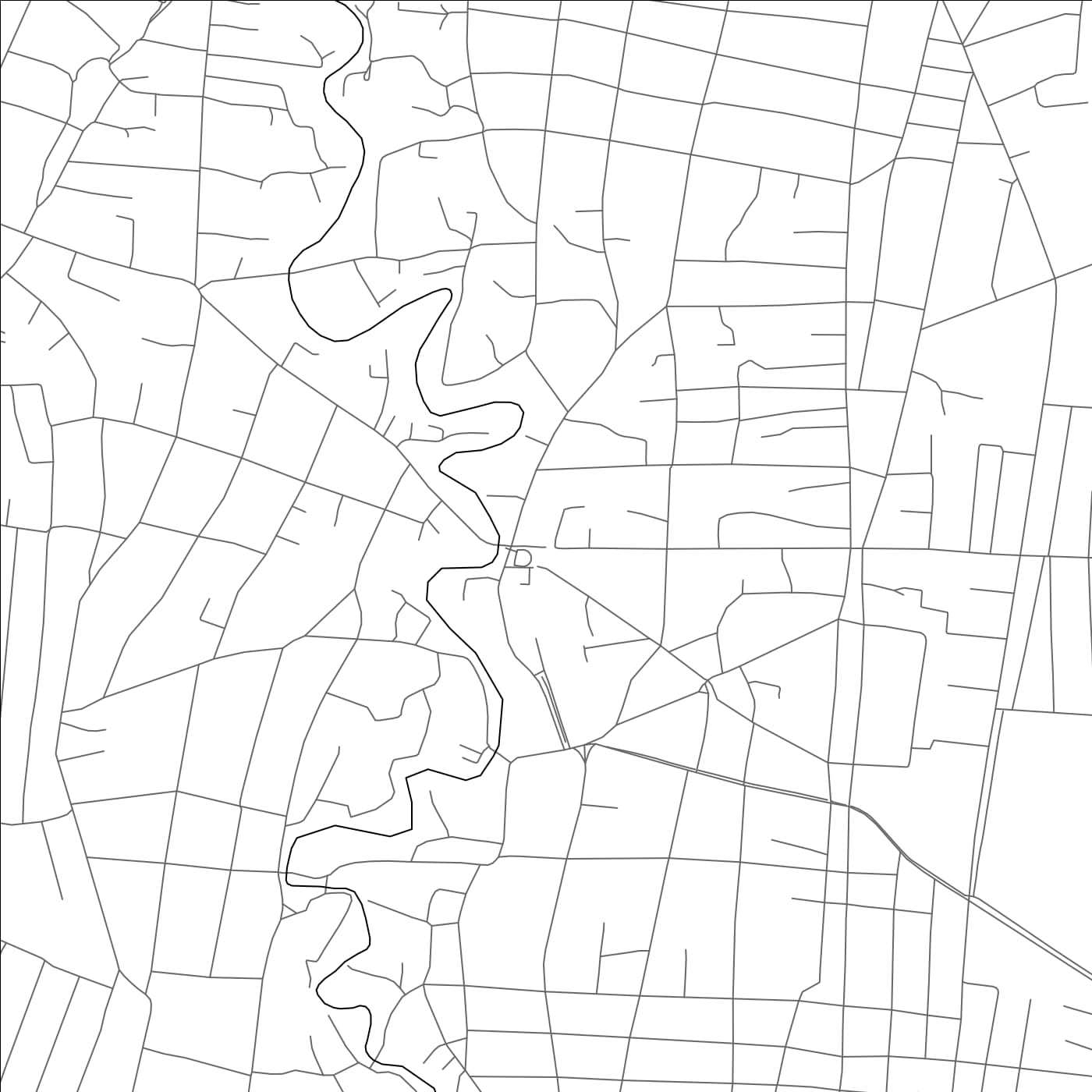 ROAD MAP OF URUS MARTAN, RUSSIA BY MAPBAKES