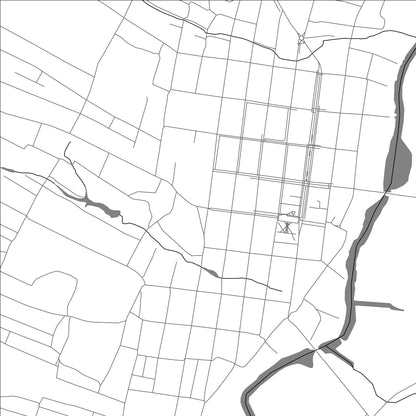 ROAD MAP OF USMAN, RUSSIA BY MAPBAKES