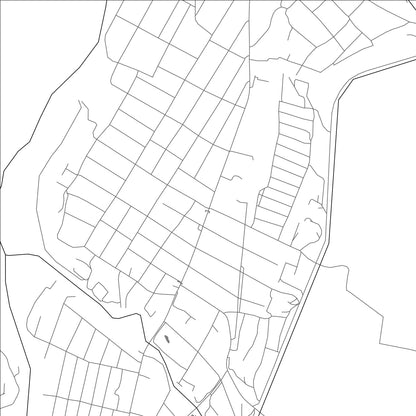 ROAD MAP OF UST DZHEGUTA, RUSSIA BY MAPBAKES