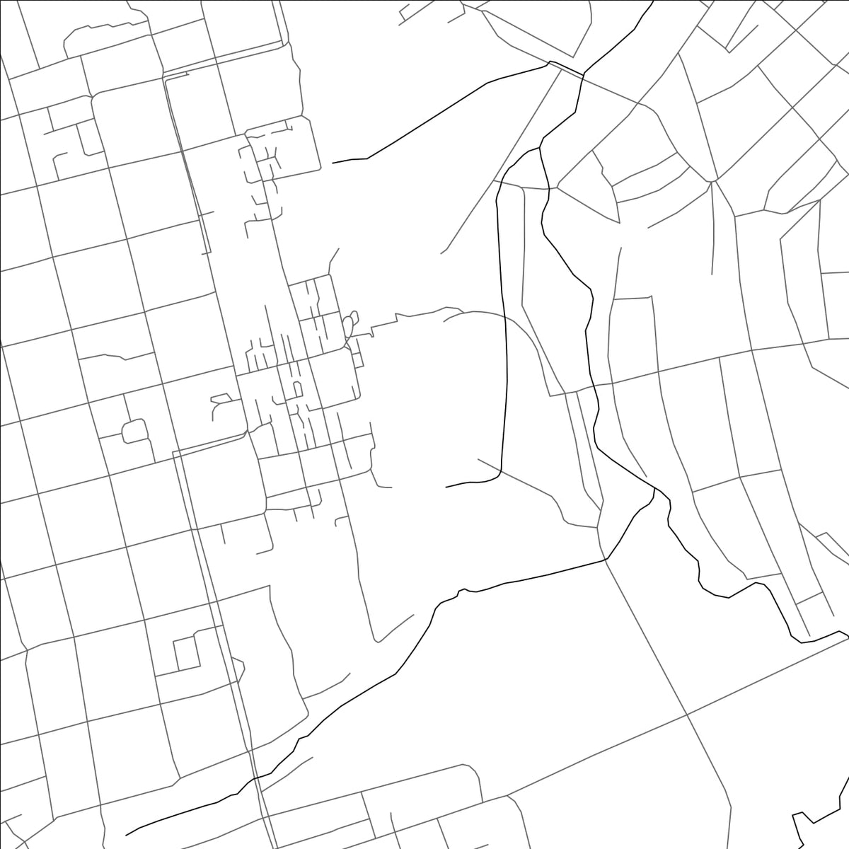 ROAD MAP OF UZHUR, RUSSIA BY MAPBAKES