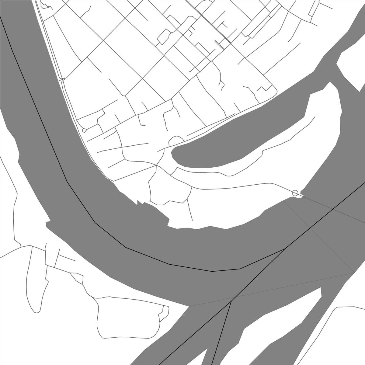 ROAD MAP OF VELIKY USTYUG, RUSSIA BY MAPBAKES