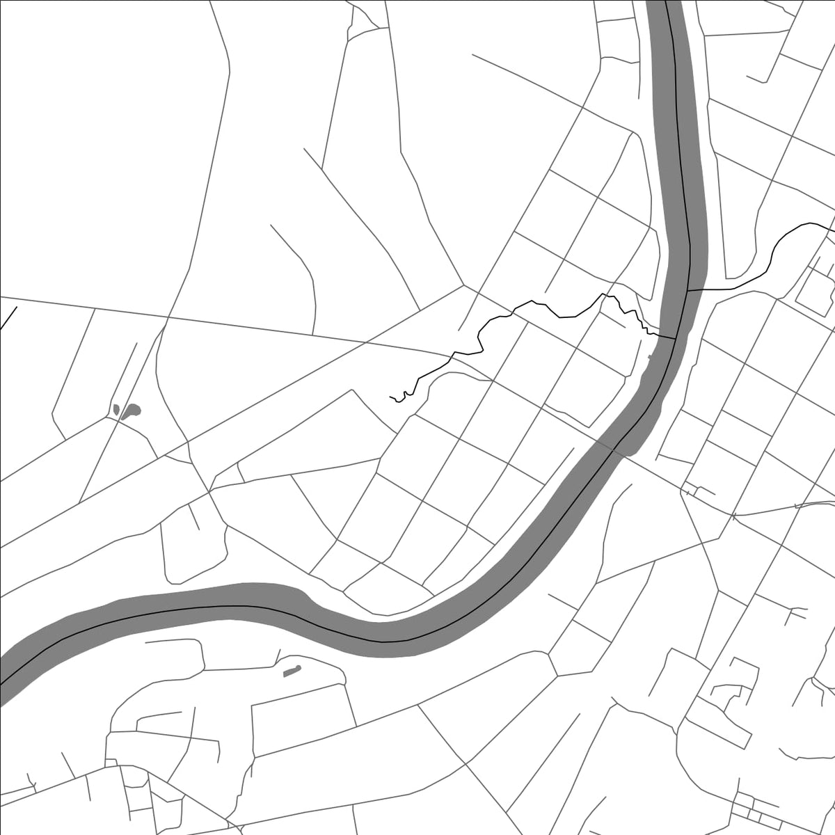 ROAD MAP OF VELIZH, RUSSIA BY MAPBAKES