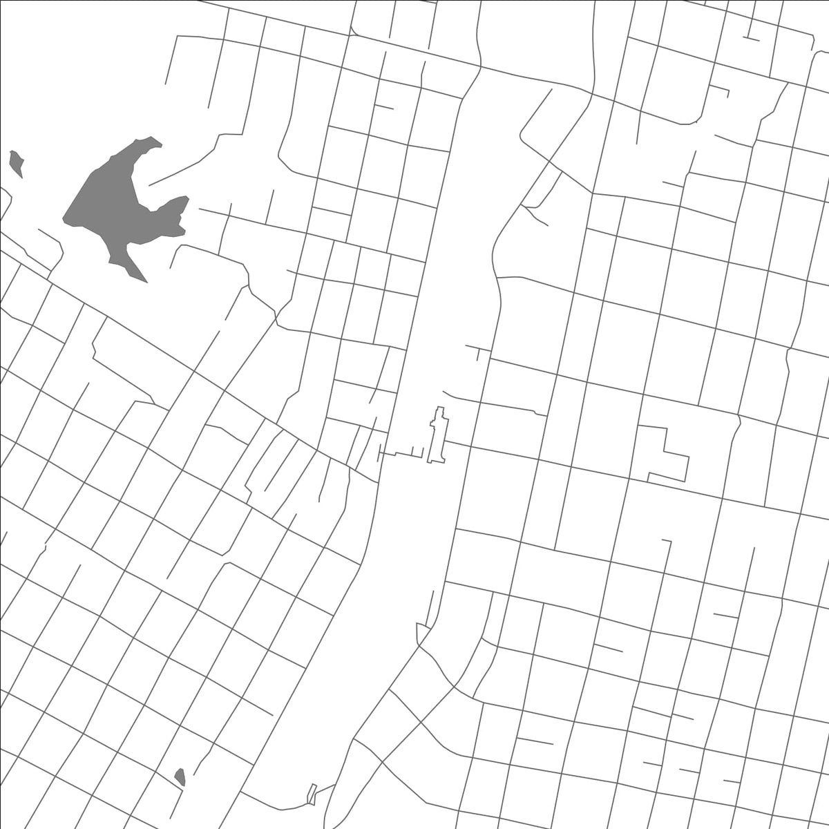 ROAD MAP OF VERESHCHAGINO, RUSSIA BY MAPBAKES