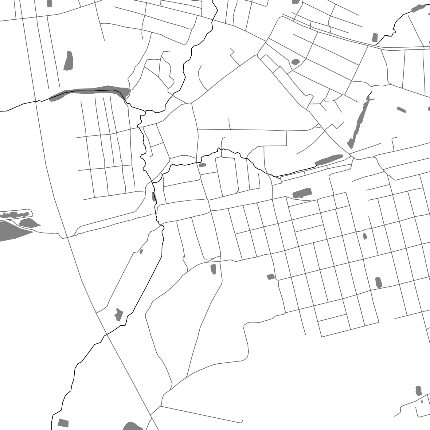 ROAD MAP OF VICHUGA, RUSSIA BY MAPBAKES