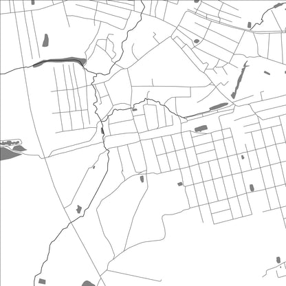 ROAD MAP OF VICHUGA, RUSSIA BY MAPBAKES