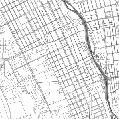 ROAD MAP OF VLADIKAVKAZ, RUSSIA BY MAPBAKES