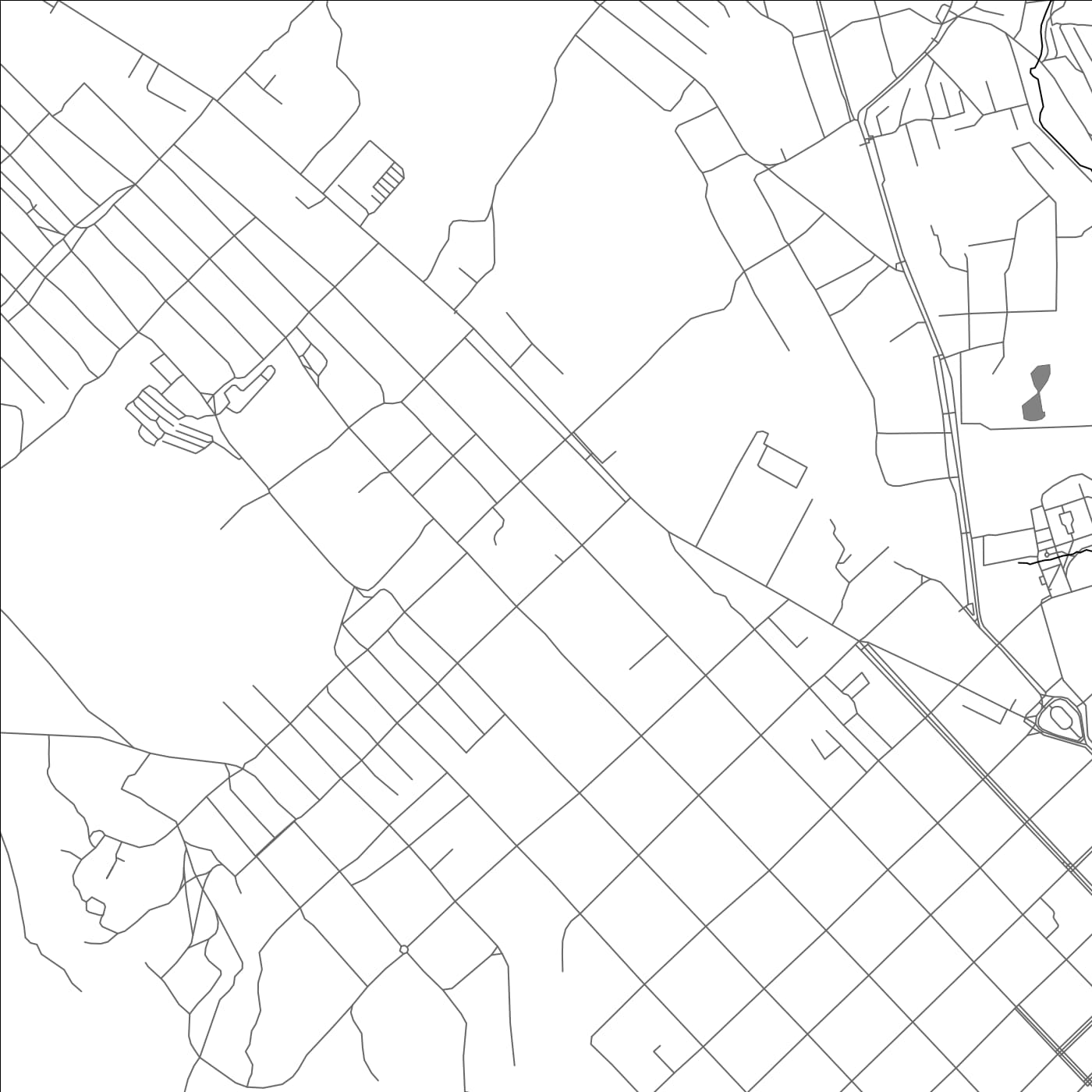 ROAD MAP OF VOLSK, RUSSIA BY MAPBAKES