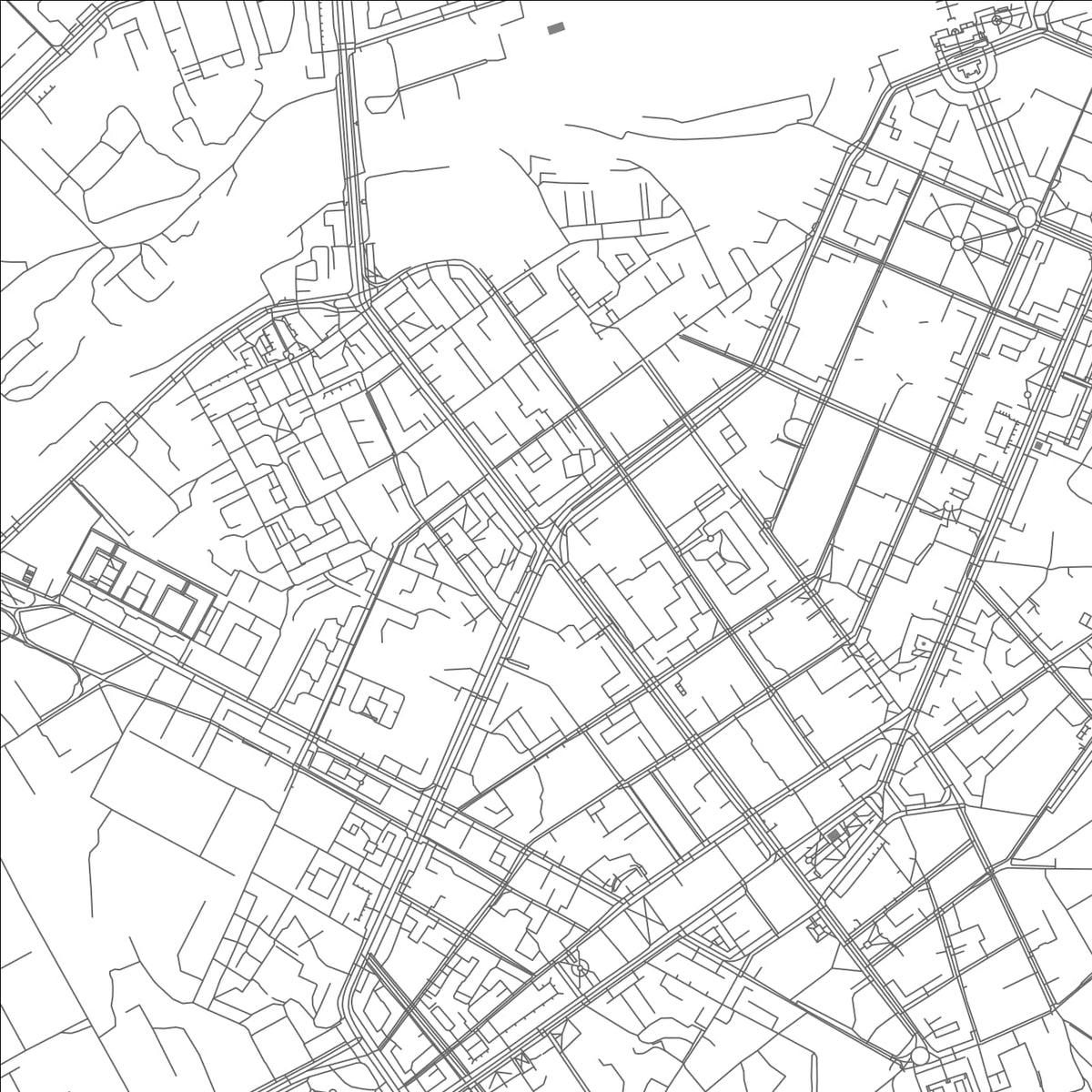 ROAD MAP OF VORONEZH, RUSSIA BY MAPBAKES