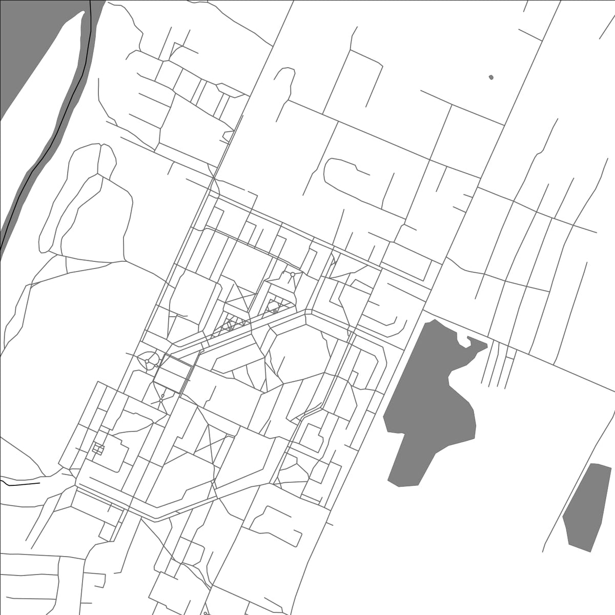 ROAD MAP OF VUKTYL, RUSSIA BY MAPBAKES