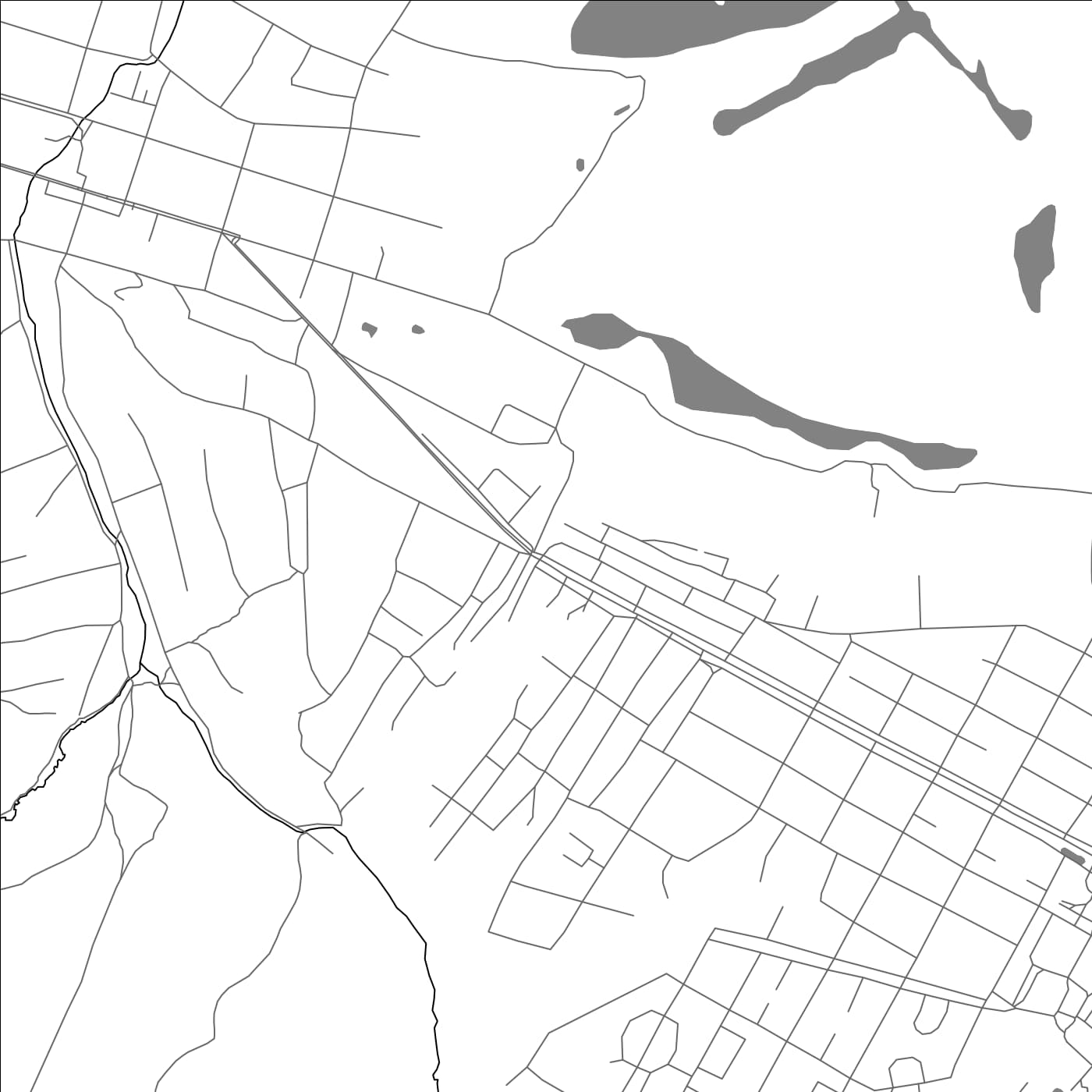 ROAD MAP OF VYAZNIKI, RUSSIA BY MAPBAKES