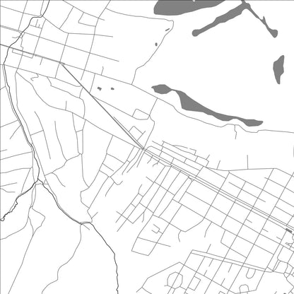 ROAD MAP OF VYAZNIKI, RUSSIA BY MAPBAKES