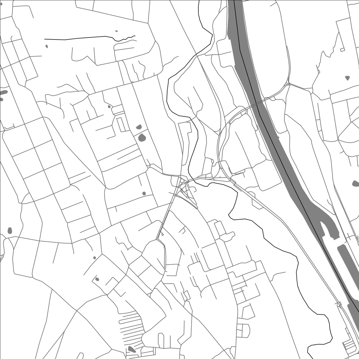 ROAD MAP OF YAKHROMA, RUSSIA BY MAPBAKES