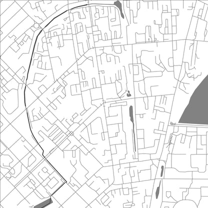 ROAD MAP OF YAKUTSK, RUSSIA BY MAPBAKES