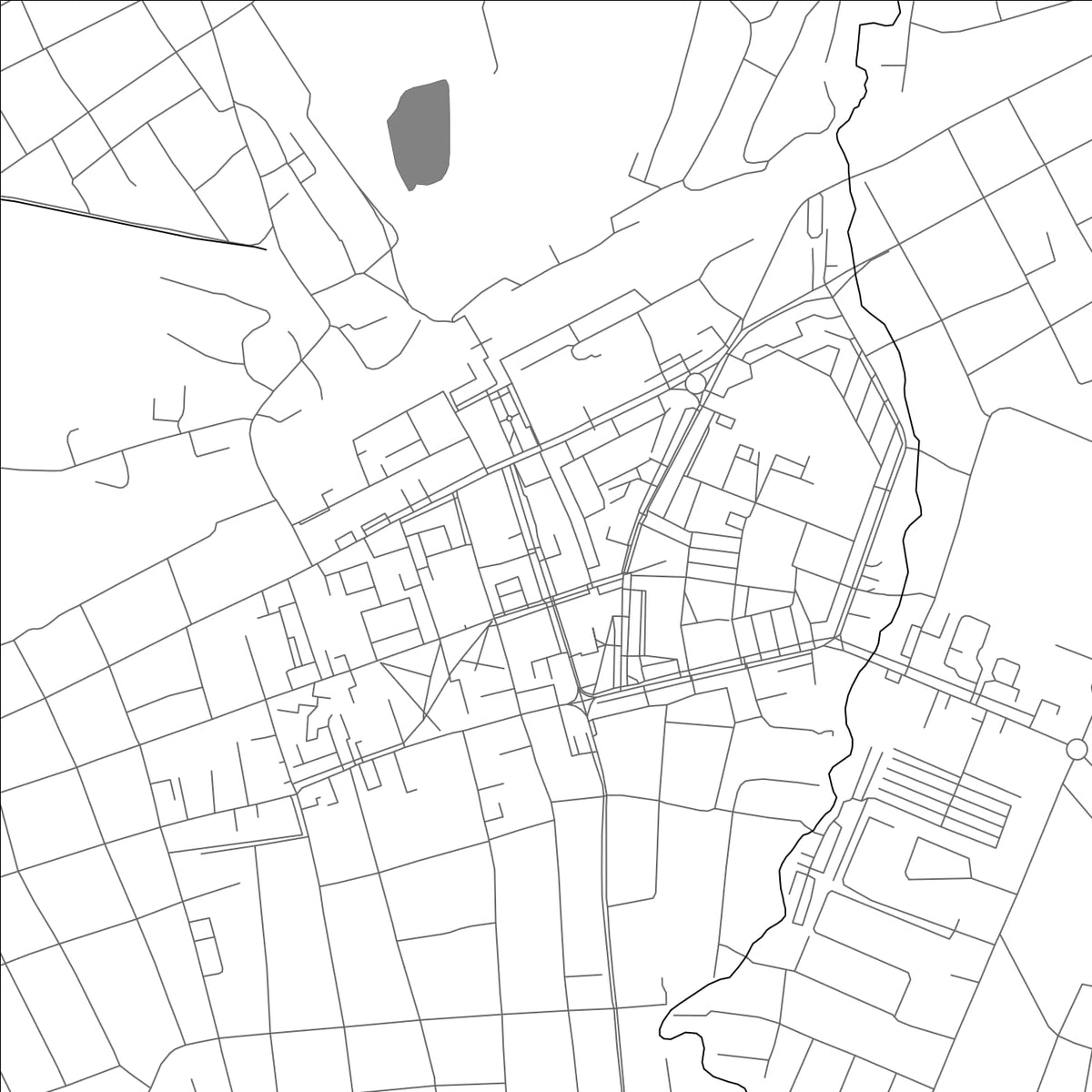 ROAD MAP OF YANAUL, RUSSIA BY MAPBAKES