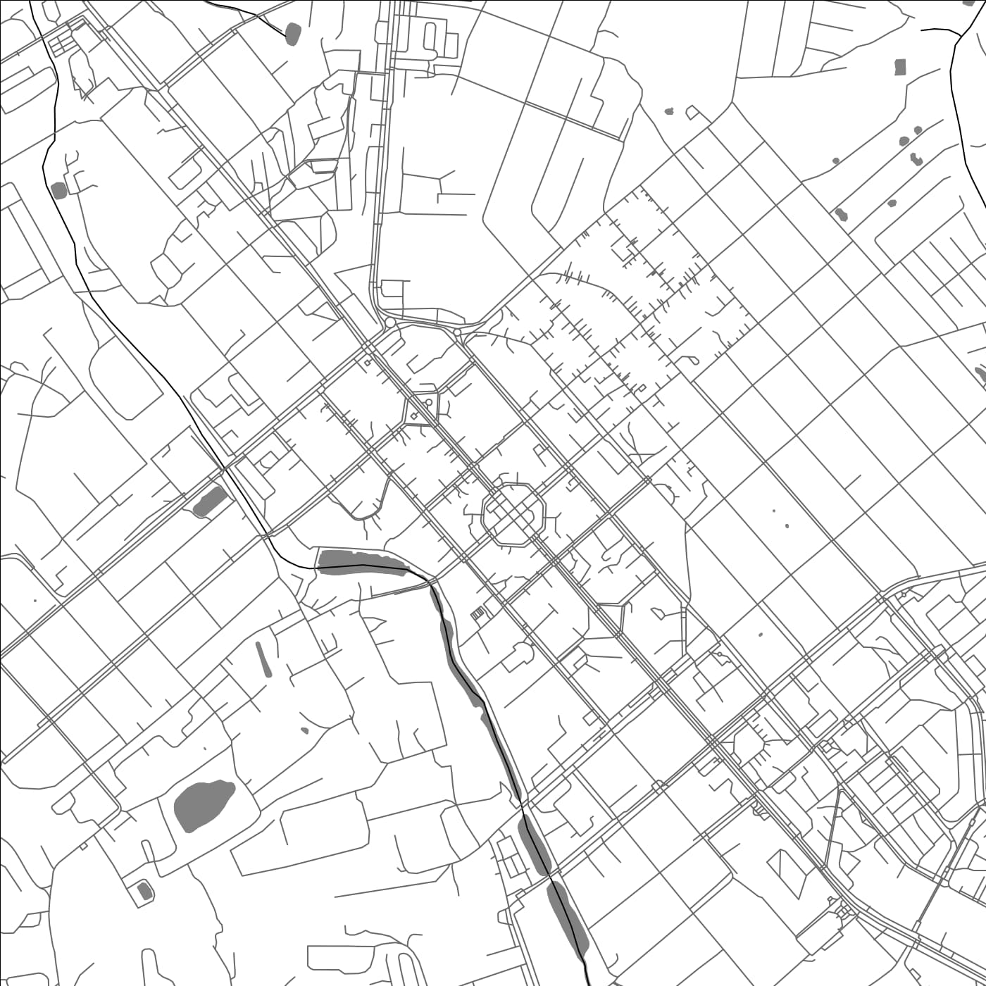 ROAD MAP OF YEGORYEVSK, RUSSIA BY MAPBAKES