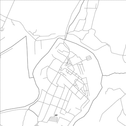 ROAD MAP OF YERMOLINO, RUSSIA BY MAPBAKES