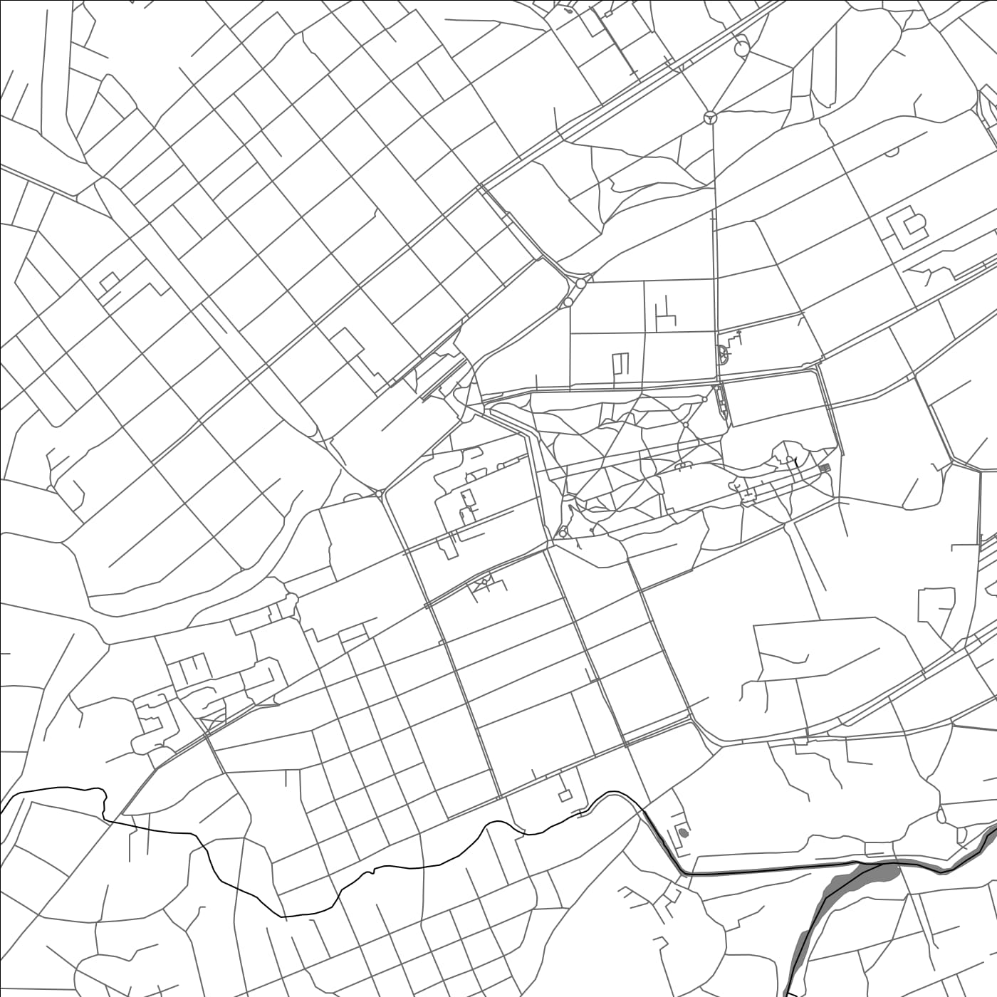 ROAD MAP OF YESSENTUKI, RUSSIA BY MAPBAKES