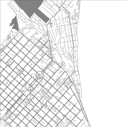 ROAD MAP OF YEYSK, RUSSIA BY MAPBAKES