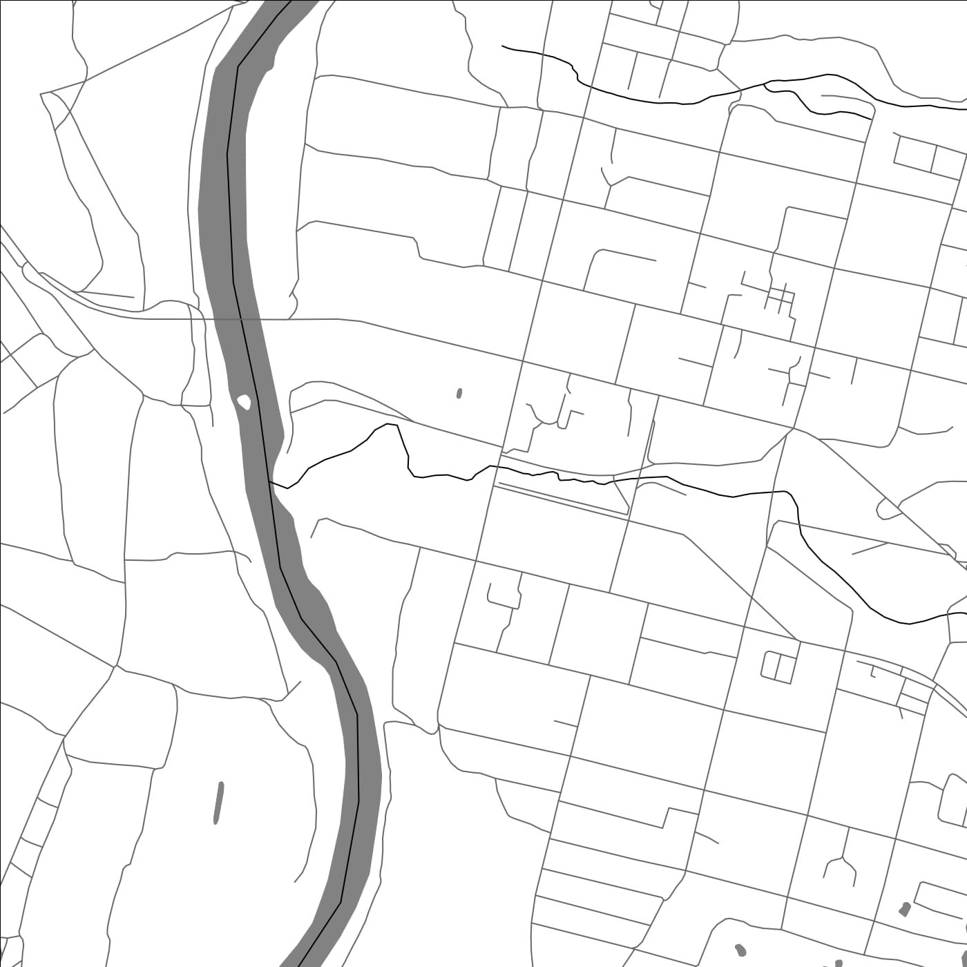 ROAD MAP OF ZADONSK, RUSSIA BY MAPBAKES