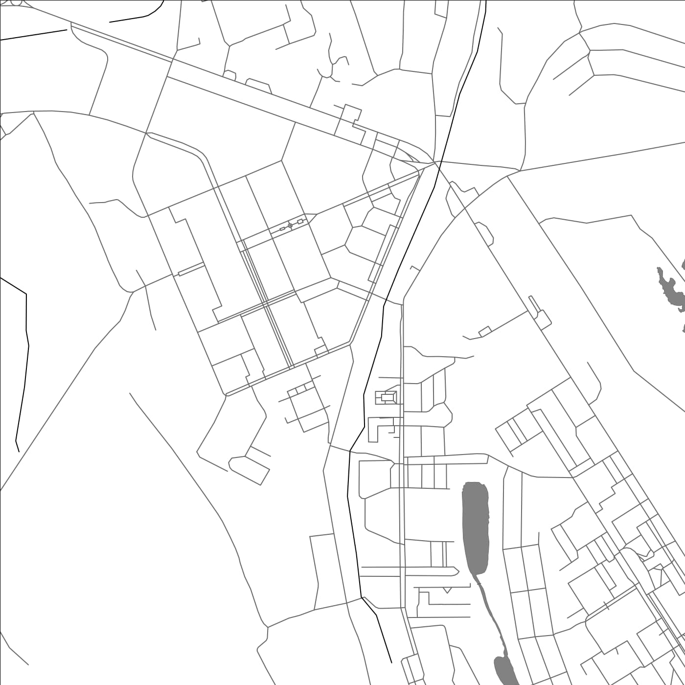 ROAD MAP OF ZAVOLZHYE, RUSSIA BY MAPBAKES