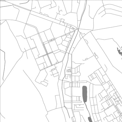 ROAD MAP OF ZAVOLZHYE, RUSSIA BY MAPBAKES